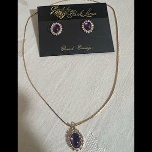 Vintage Necklace & Earrings-Park Lane